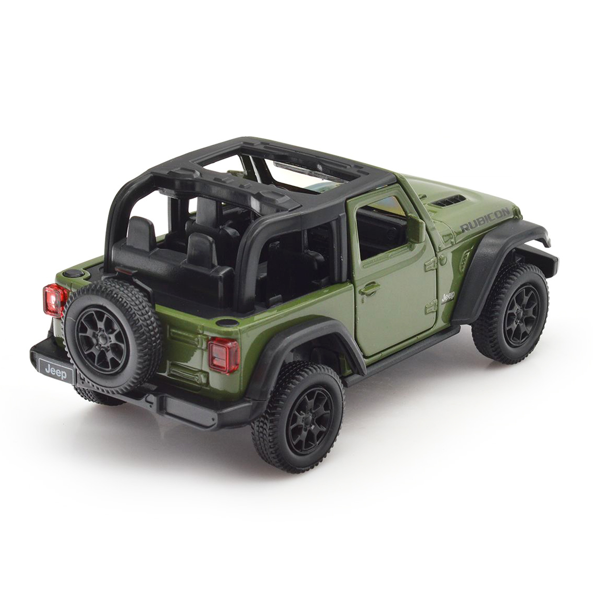 Автомодель TechnoDrive Jeep Wrangler Rubicon 2021, 1:32, зелена (250339U) - фото 7