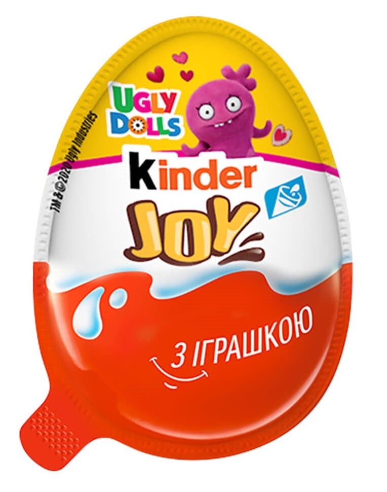 Яйце шоколадне Kinder Joy Ugly Dolls для дівчаток, 20 г (594171) - фото 1