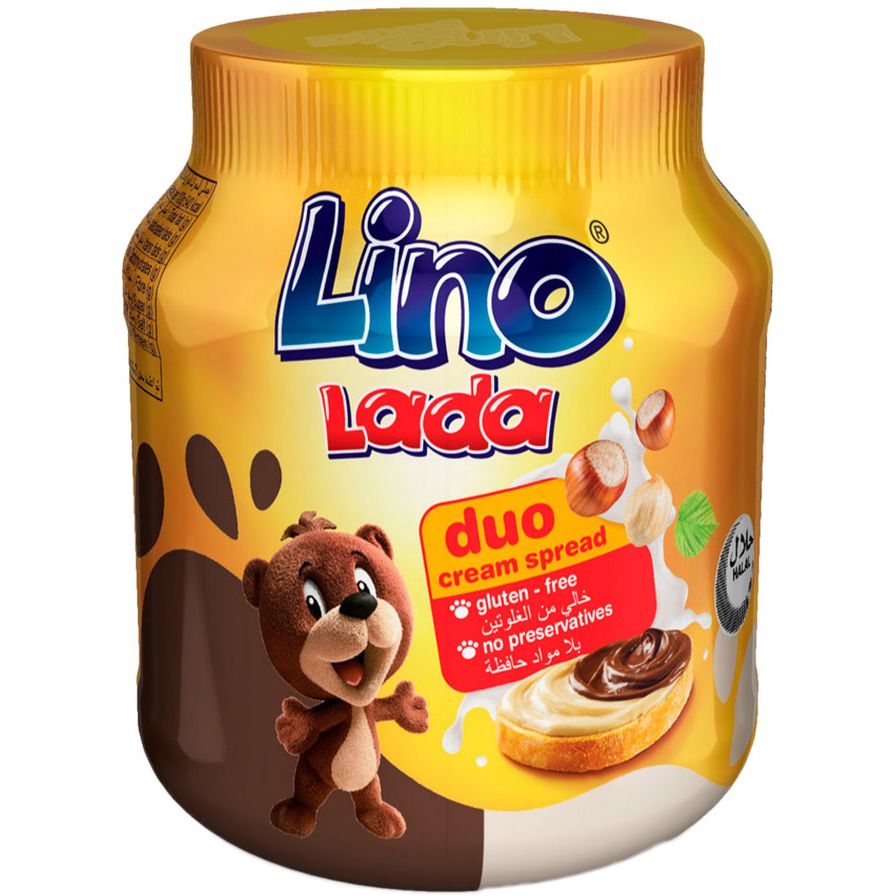 Молочна паста Lino з фундуком та какао 350 г - фото 1