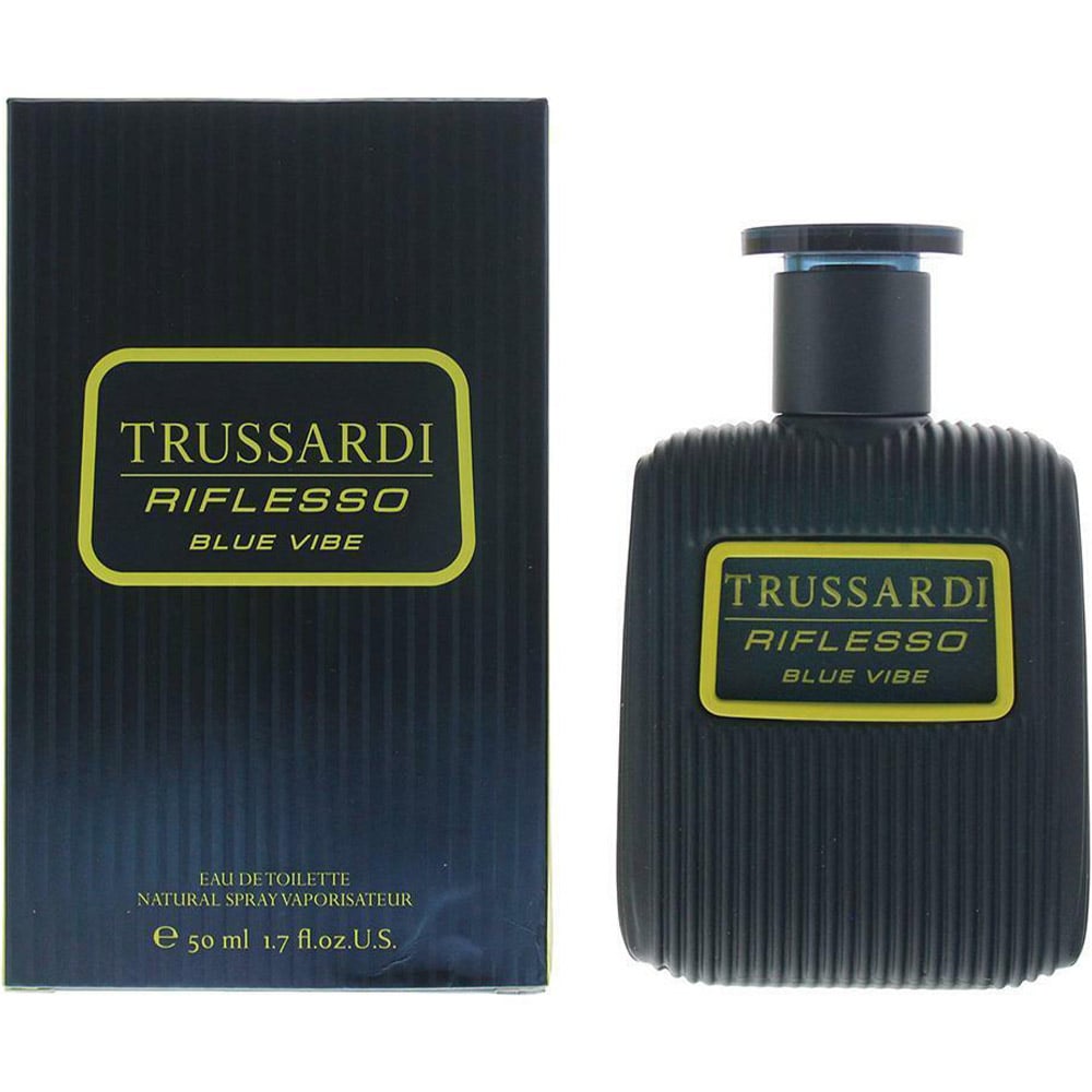 Мужская туалетная вода Trussardi Riflesso Blue Vibe 50 мл - фото 1