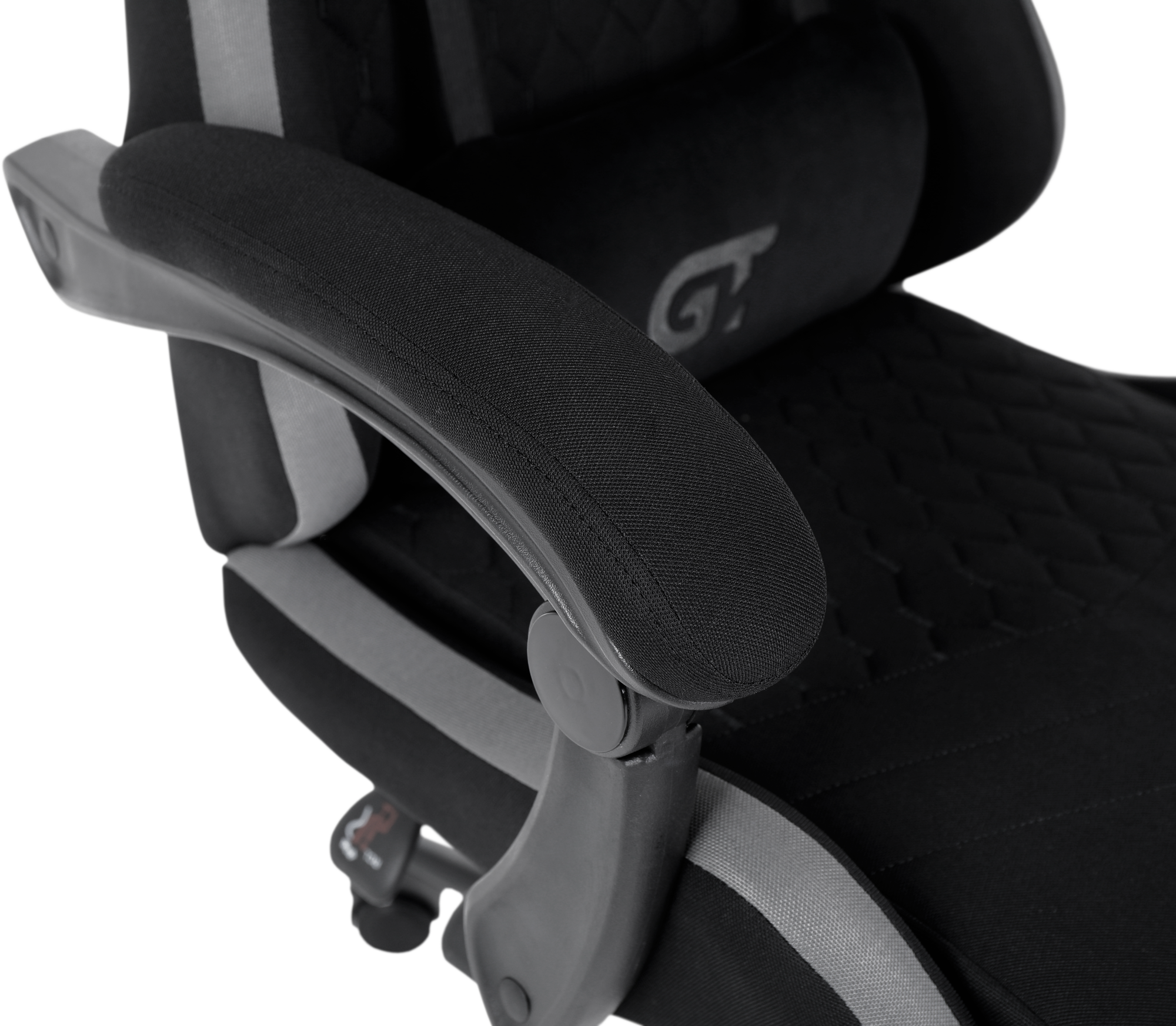 Геймерское кресло GT Racer черное с серым (X-2324 Fabric Black/Gray) - фото 9