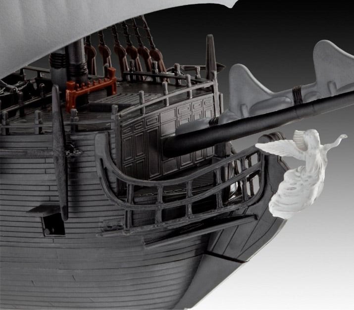 Сборная модель Revell Набор Пиратский корабль Черная Жемчужина, уровень 3, масштаб 1:150, 112 деталей (RVL-65499) - фото 5