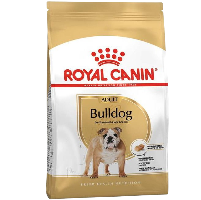 Сухой корм для взрослых собак породы Бульдог Royal Canin Bulldog Adult 3 кг (2590120) - фото 1