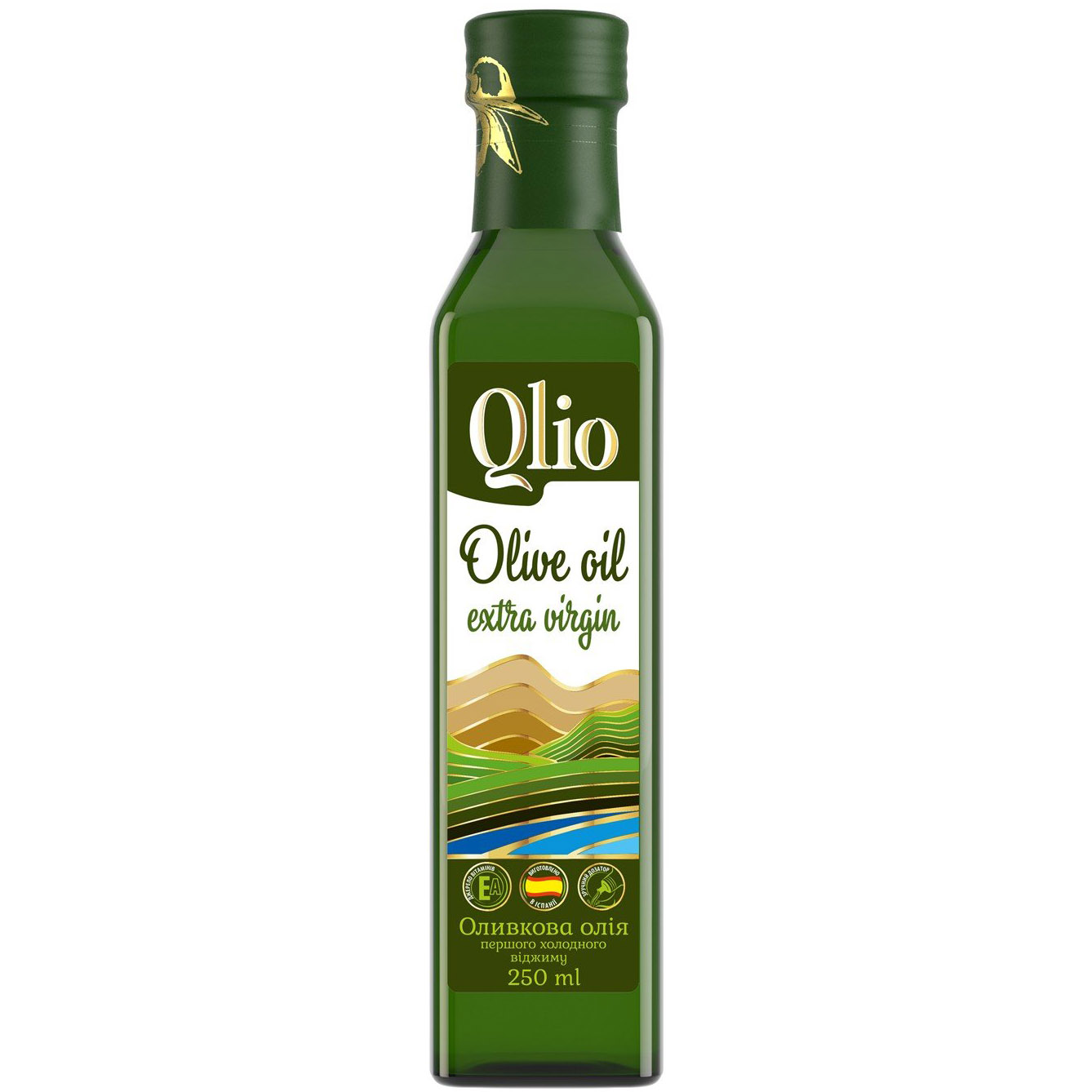 Оливкова олія Qlio першого холодного віджиму 250 мл (699147) - фото 1