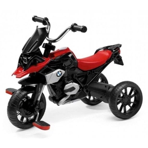 Детский мотоцикл на педалях Rollplay BMW R1200 GS, красный (42314) - фото 2