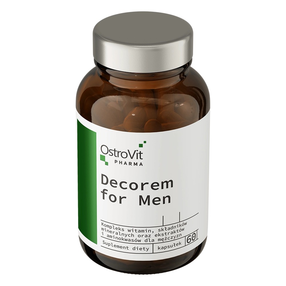 Витаминно-минеральный комплекс OstroVit Pharma Decorem For Men 60 капсул - фото 2