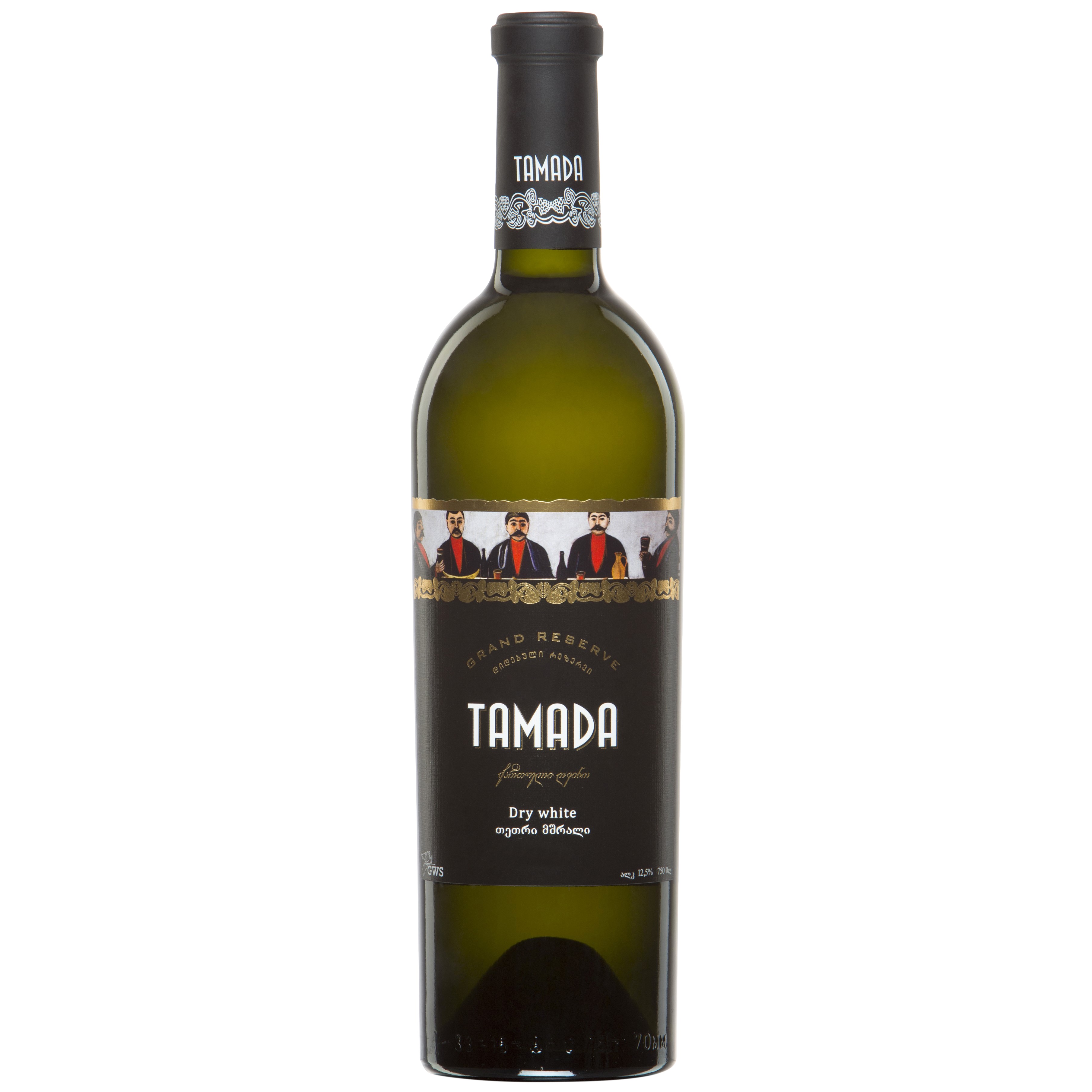 Вино Tamada Grand Reserve, белое, сухое, 11-14,5%, 0,75 л - фото 1