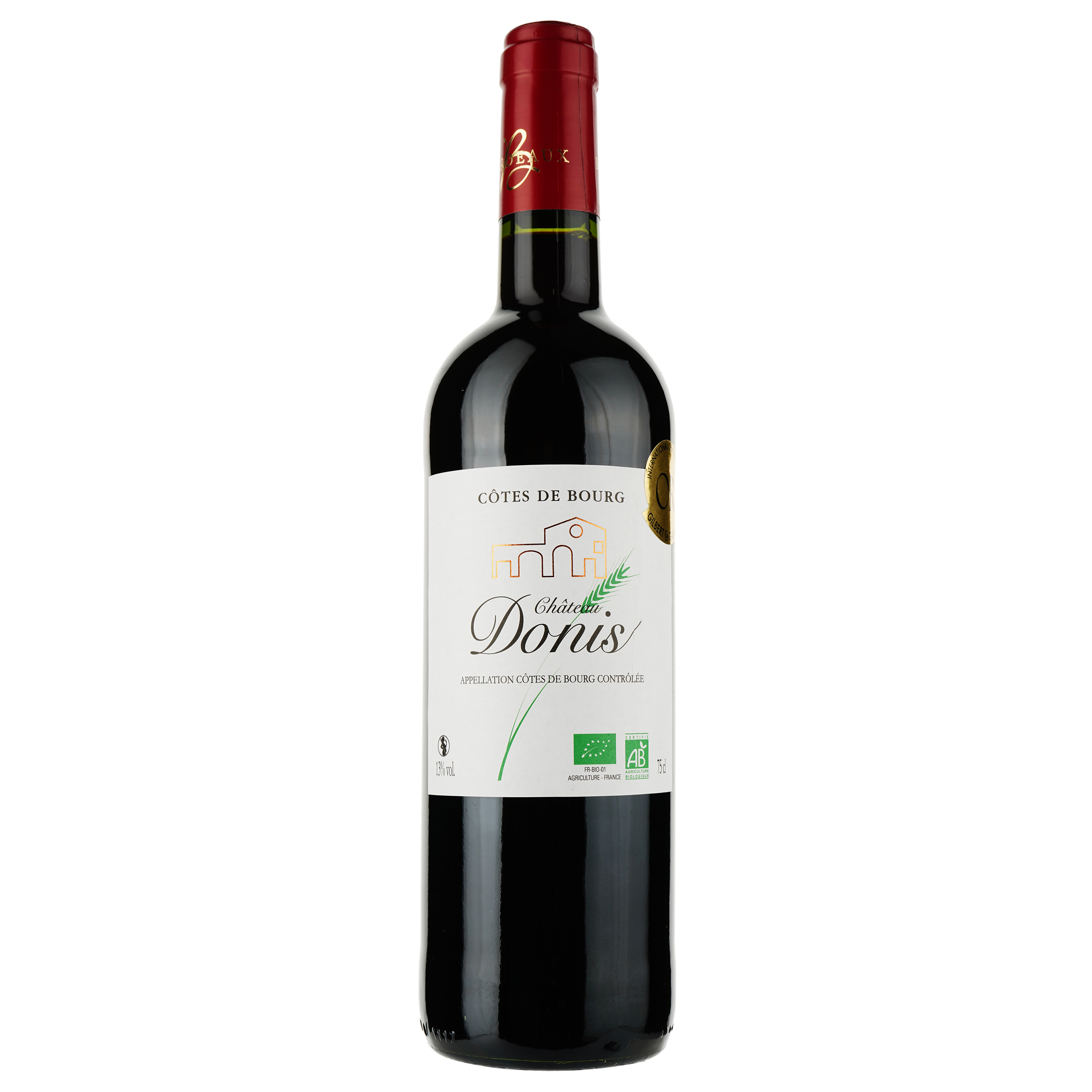 Вино Chateau Donis AOP Cotes de Bourg 2020 красное сухое 0.75 л - фото 1