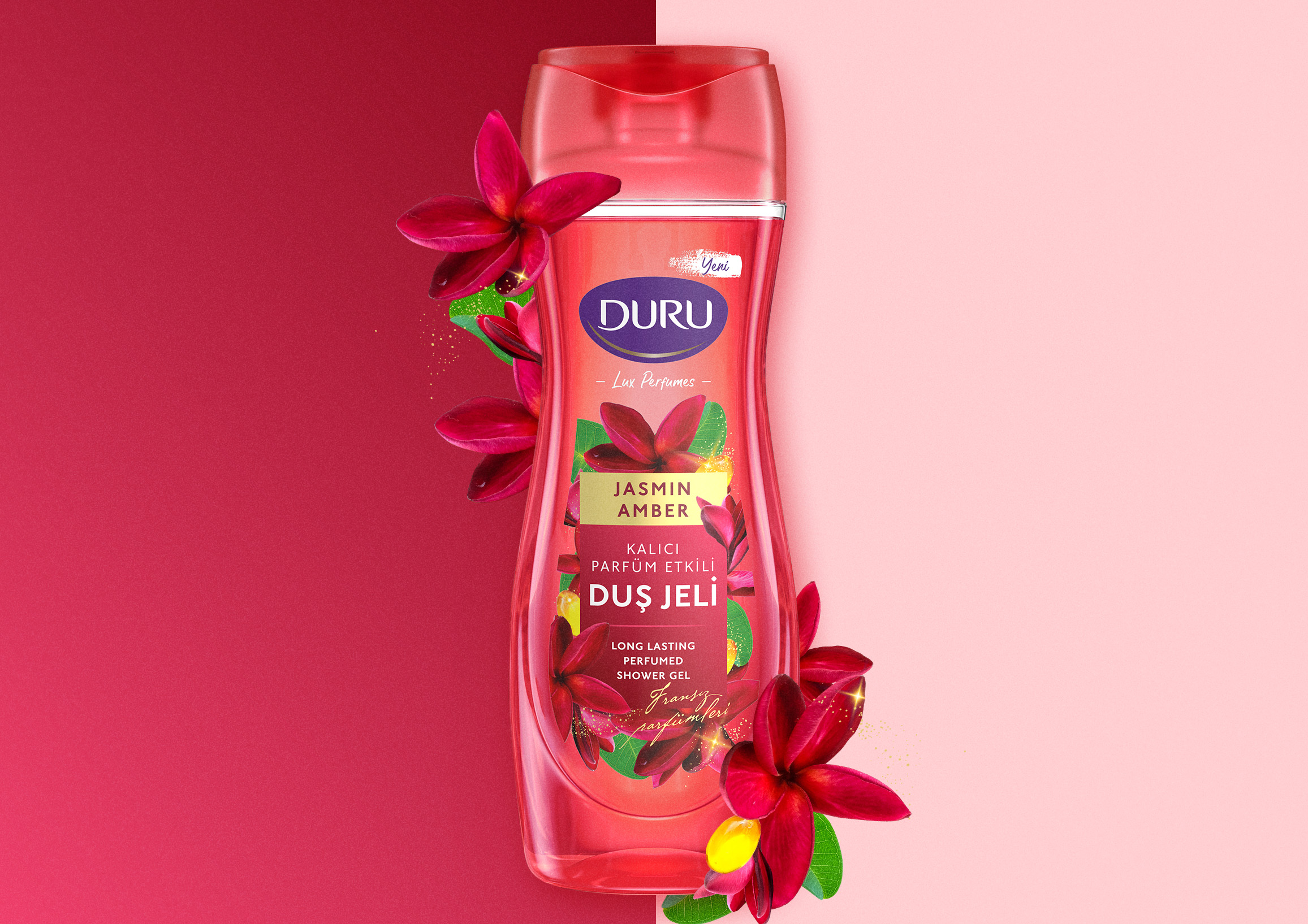 Гель для душа Duru Lux Perfumes Гибискус и жасмин 450 мл - фото 3
