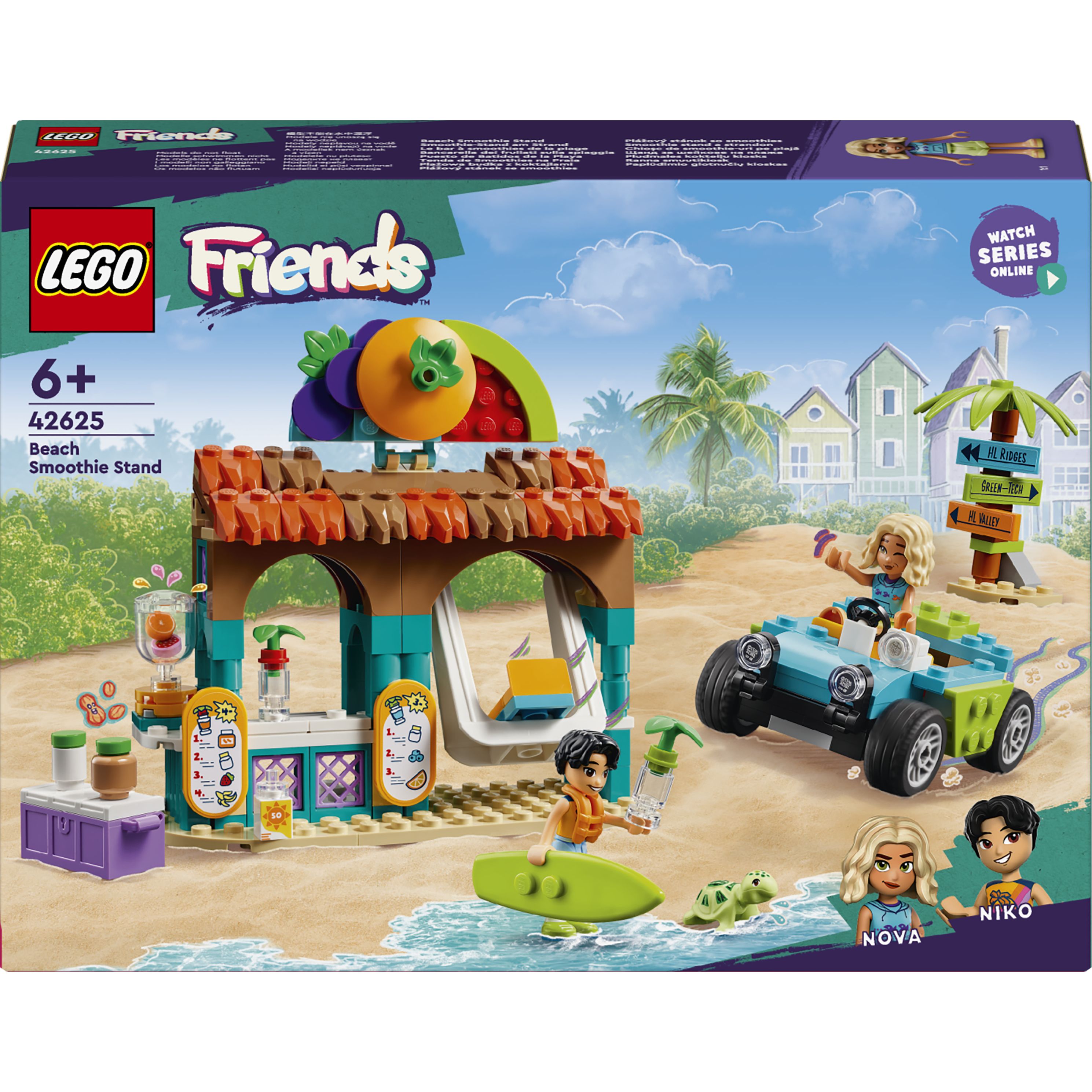 Конструктор LEGO Friends Пляжный магазин смузи 213 деталей (42625) - фото 1