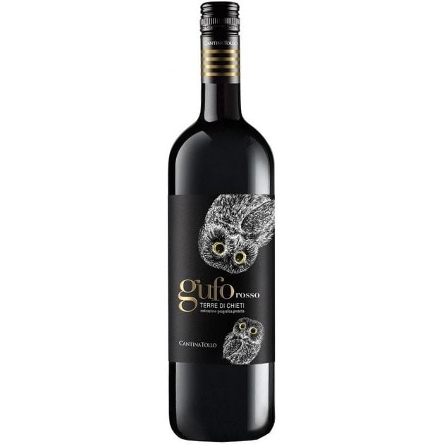 Вино Gufo Terre Di Chieti Sangiovese Merlot, красное, сухое, 0,75 л - фото 2