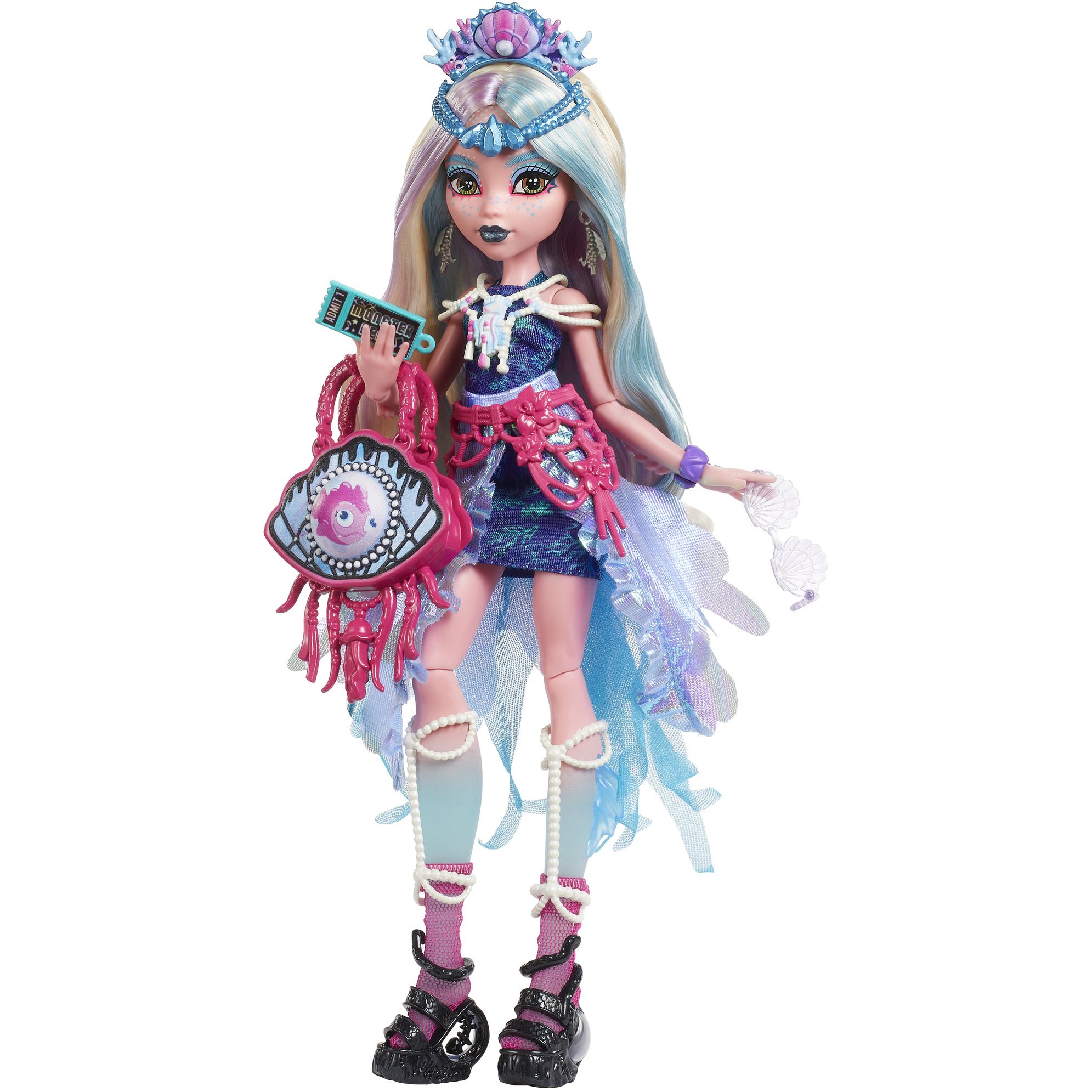 Кукла Monster High Монстро-фестиваль Лагуна (HXH82) - фото 1