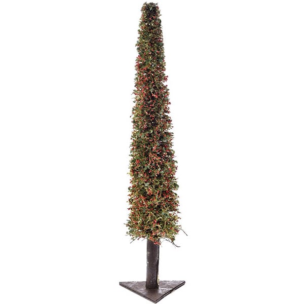 Рождественская ротанговая ель на металлическом стенде 60 см (675-020) - фото 1