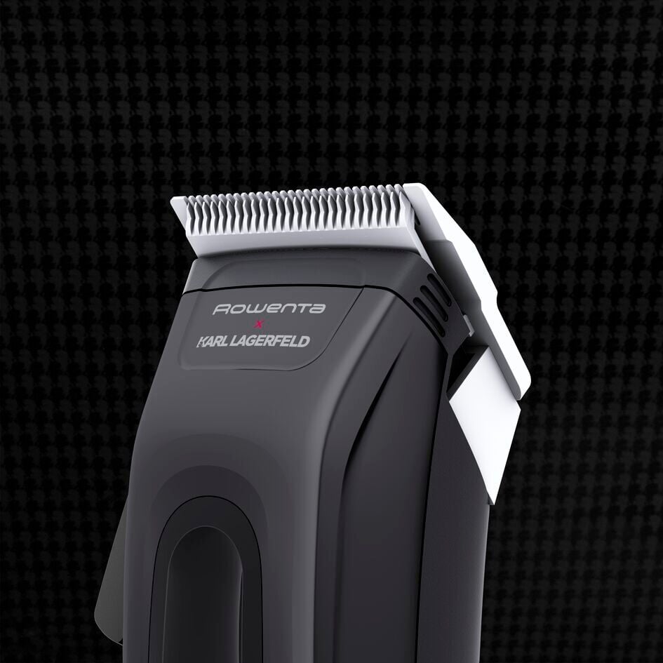 Машинка для підстригання волосся Rowenta x Karl Lagerfeld Perfect Line, чорна (TN152LF0) - фото 10