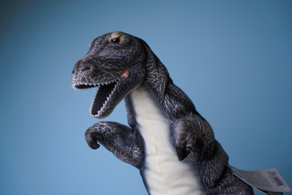М'яка іграшка на руку Hansa Puppet Альбертозавр, 32 см (7757) - фото 7