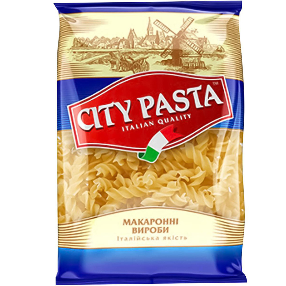 Вироби макаронні City Pasta спіральки, 800 г (901559) - фото 1