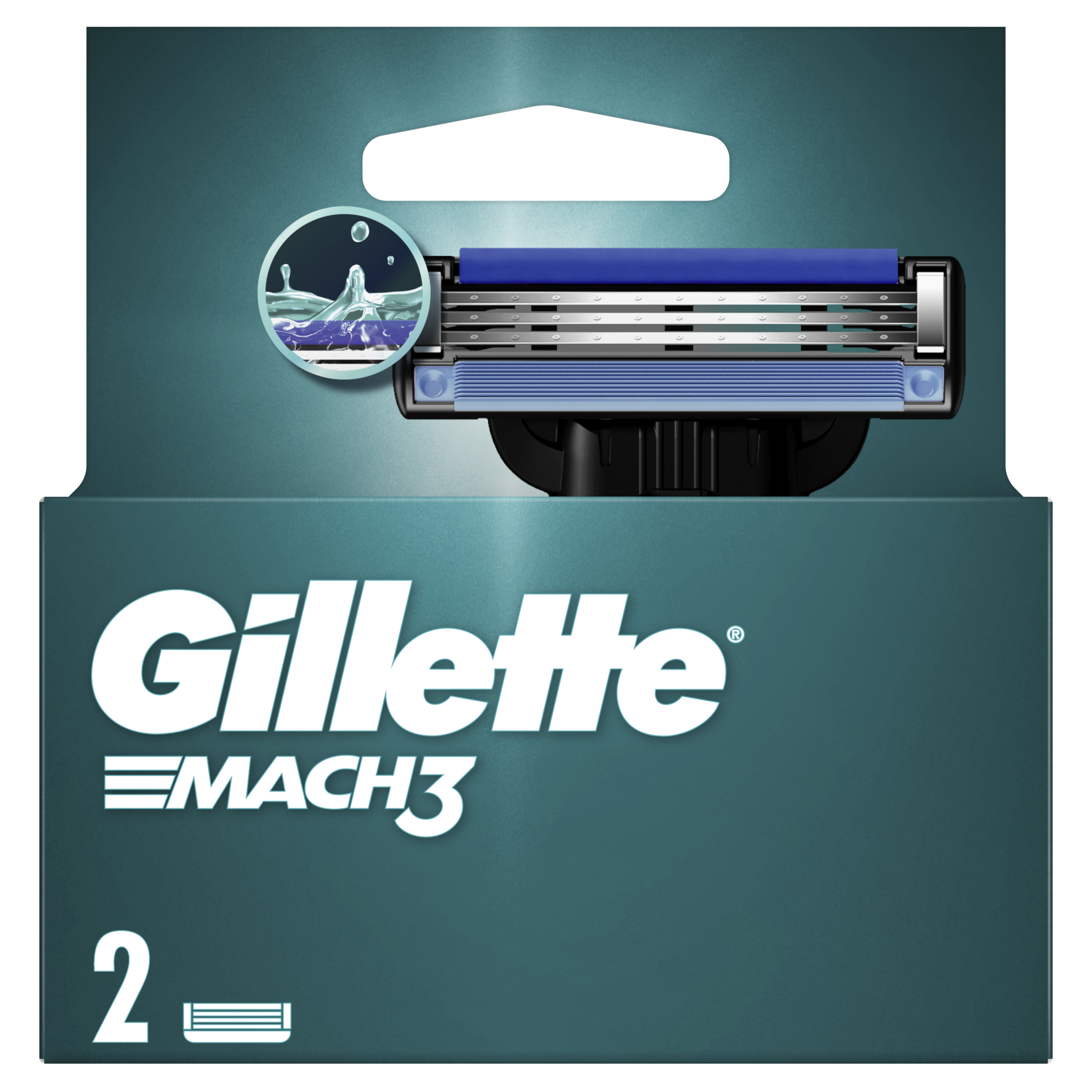 Сменные картриджи для бритья Gillette Mach3, 2 шт. - фото 2
