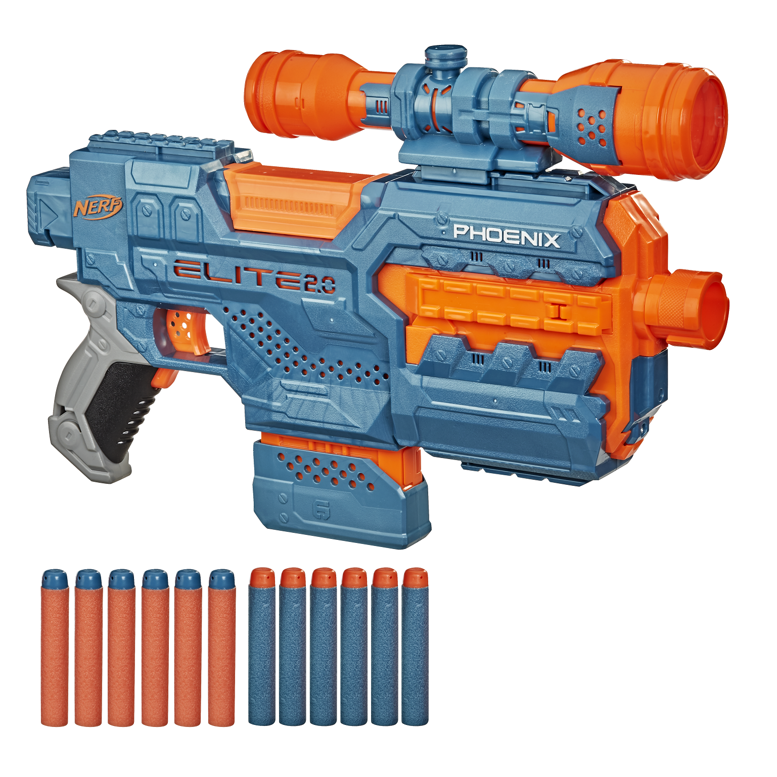 Игрушечное оружие бластер Hasbro Nerf Phoenix CS-6 Elite 2.0 (E9961) - фото 1