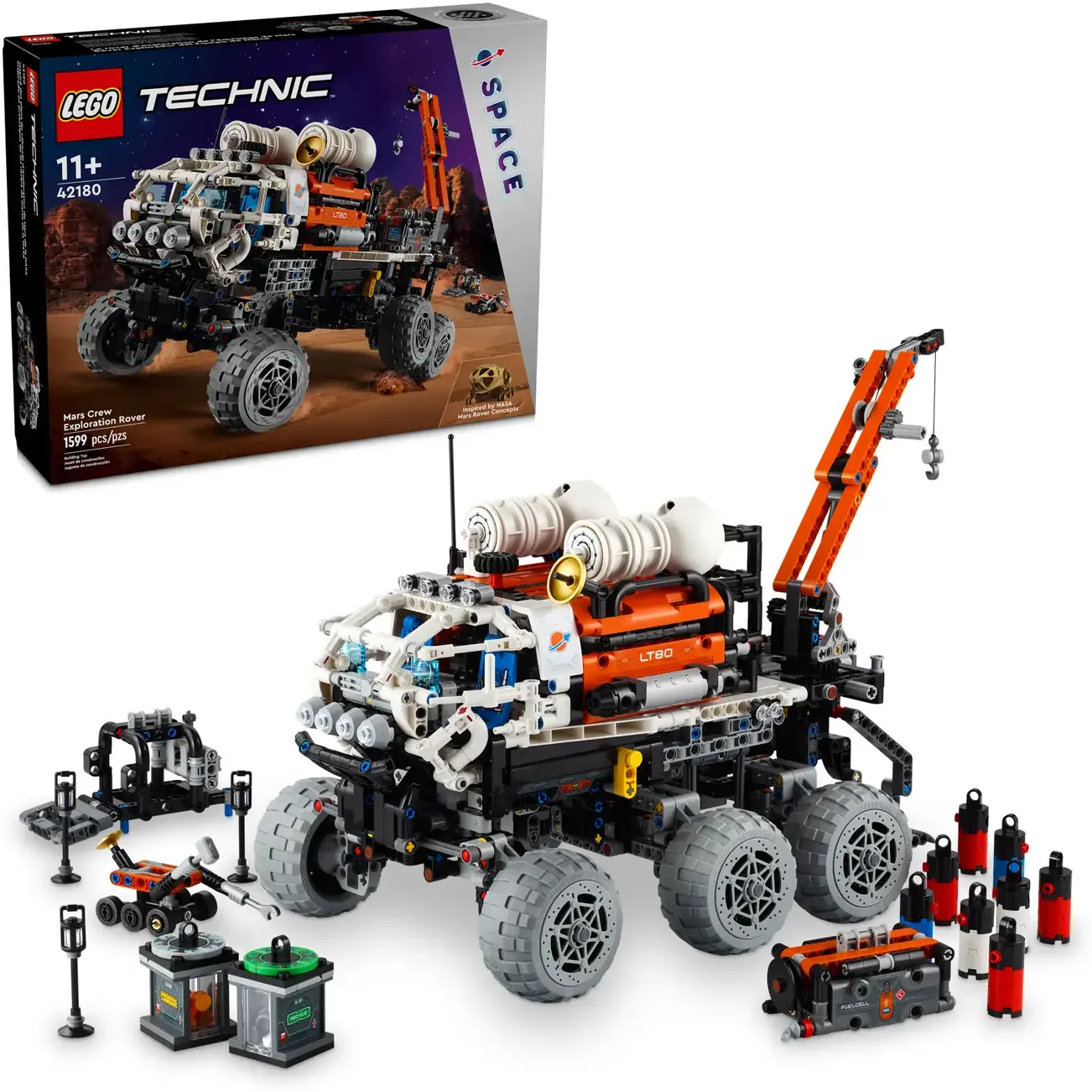 Конструктор LEGO Technic Марсохід команди дослідників 1599 деталей (42180) - фото 3