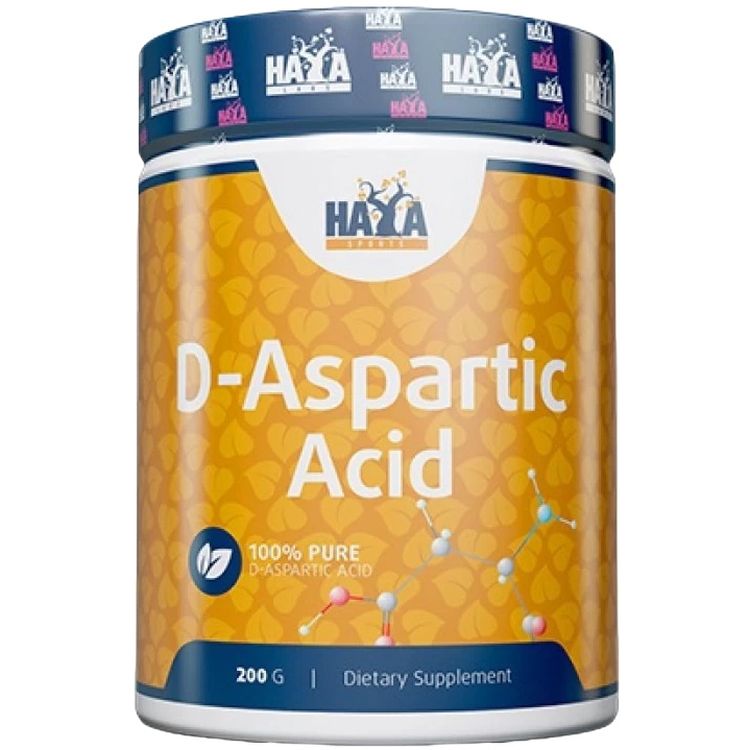 D-аспарагиновая кислота Haya Labs D-Aspartic Acid Sports 200 г - фото 1