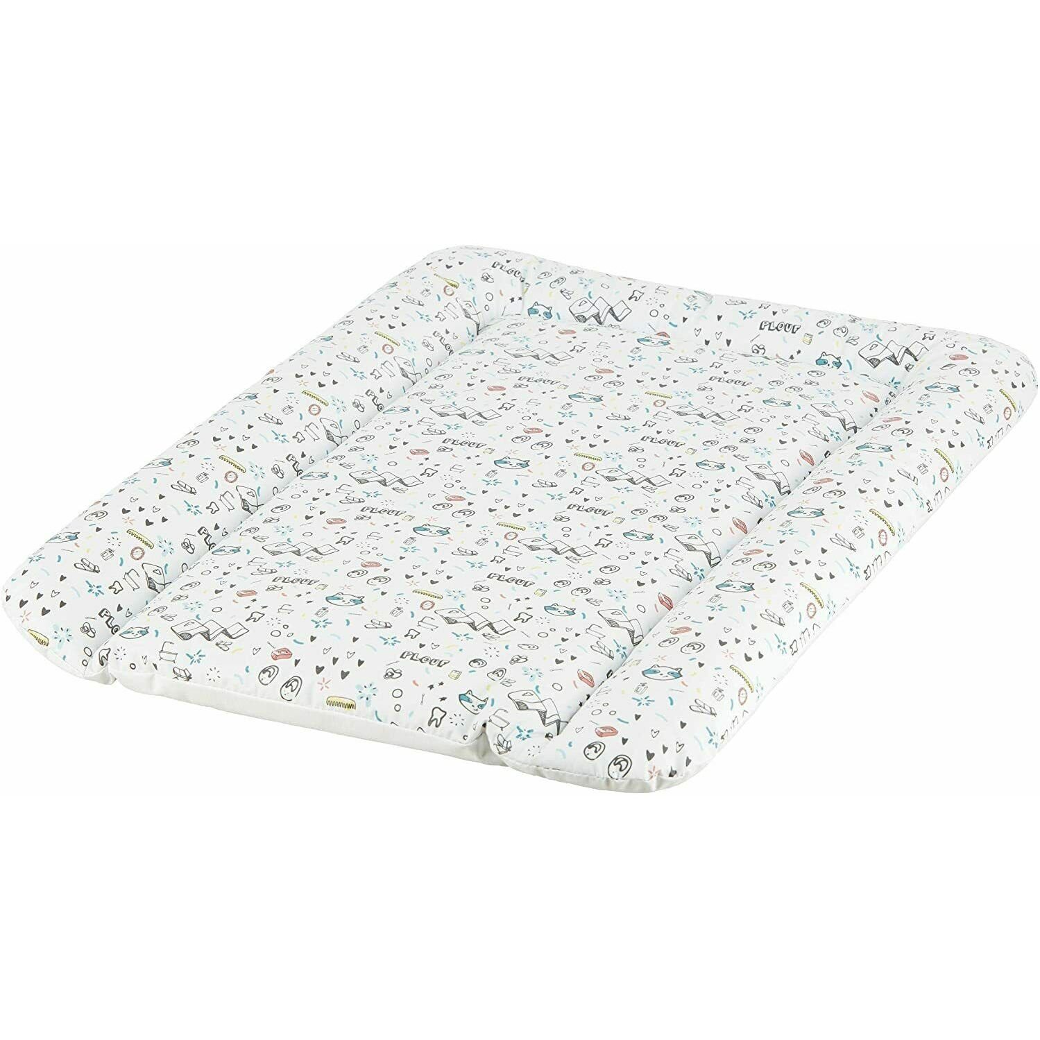 Пеленальный столик Badabulle настенный, с пеленальным ковриком, белый (B035201) - фото 2