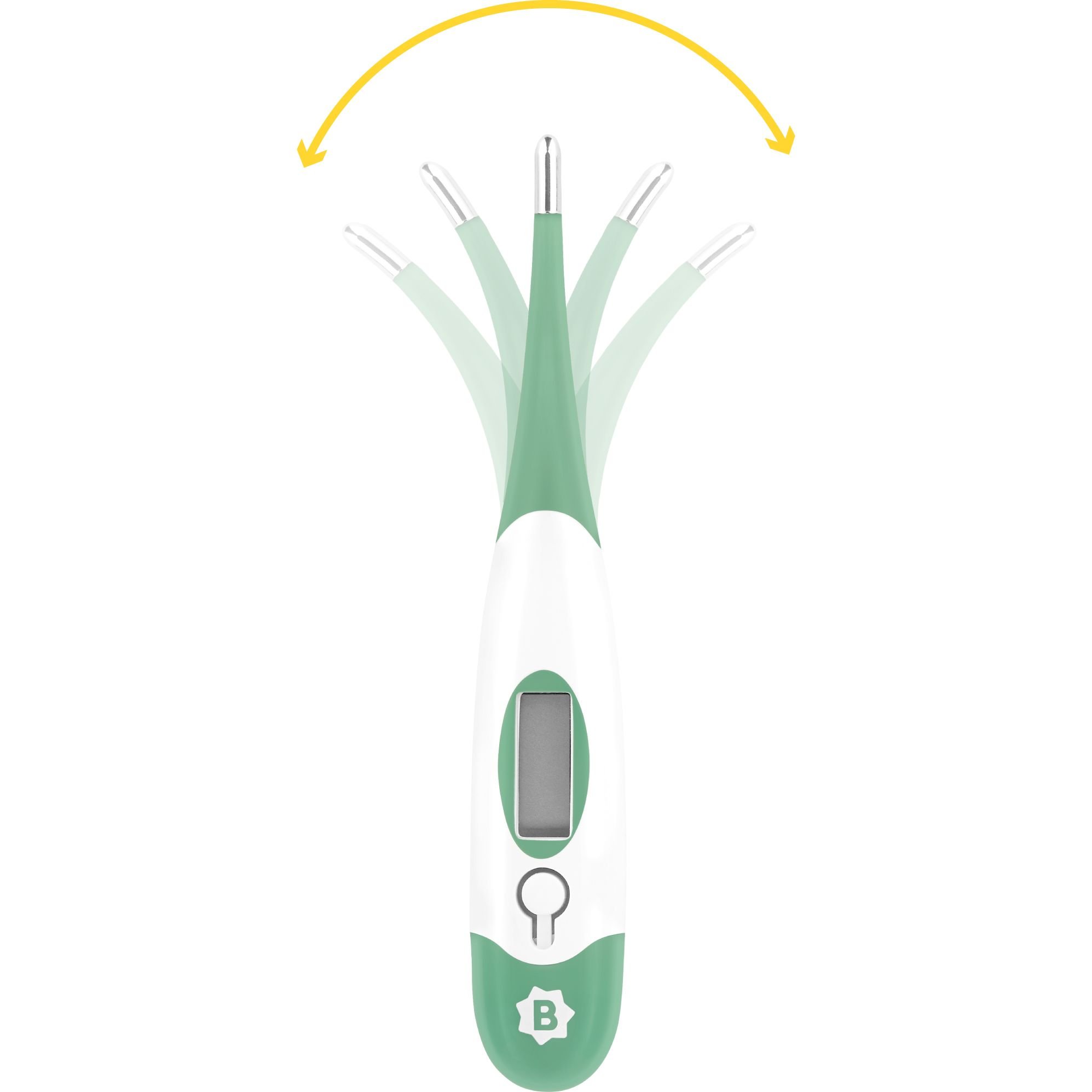 Электронный термометр Badabulle детский, ультрабыстрый, зеленый-белый (B037200) - фото 4
