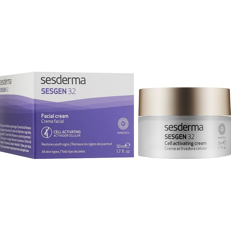 Крем клеточный активатор для лица Sesderma Sesgen 32 Facial Cream, 50 мл - фото 1