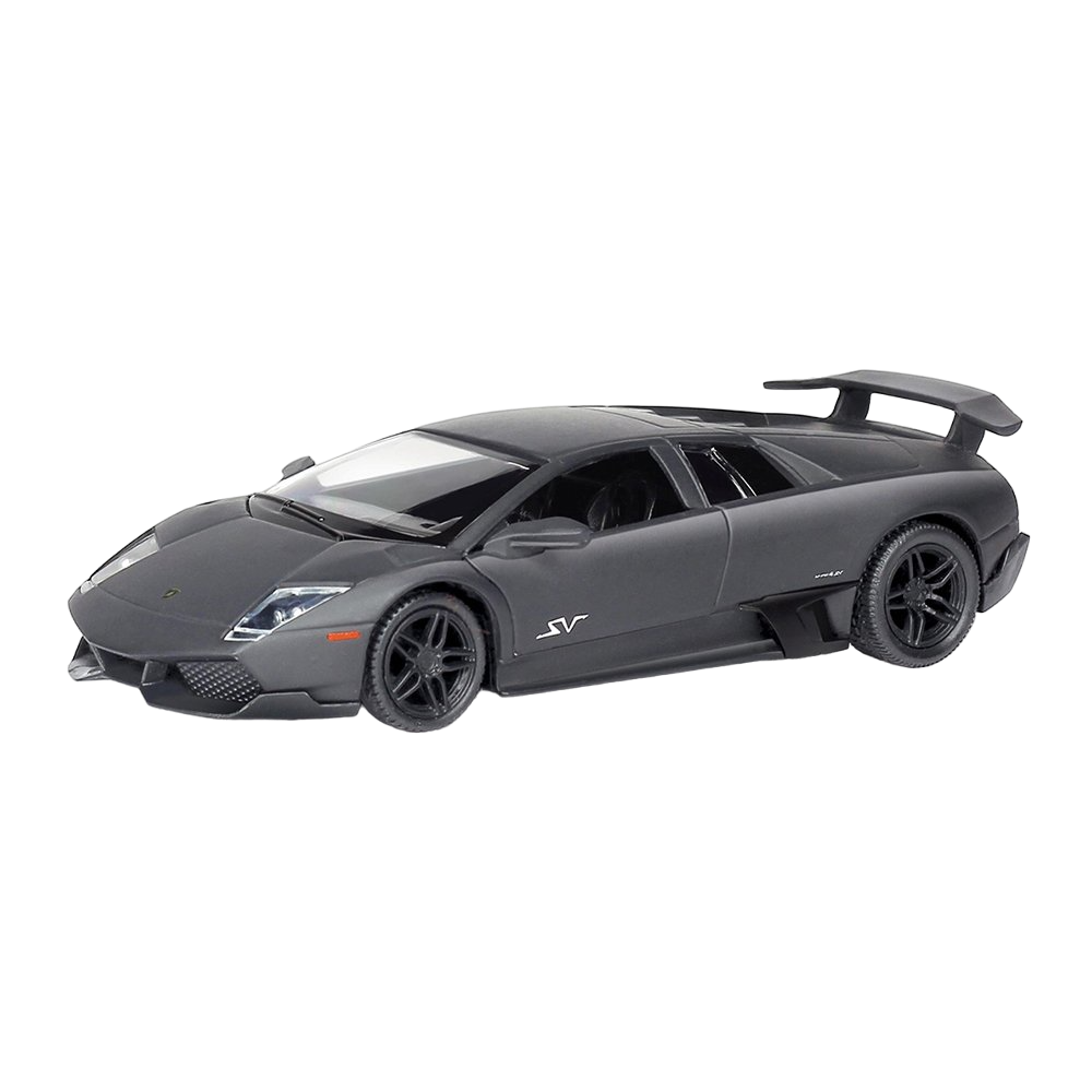 Машинка Uni-fortune Lamborghini Murcielago, 1:32, матовый черный (554997M) - фото 1