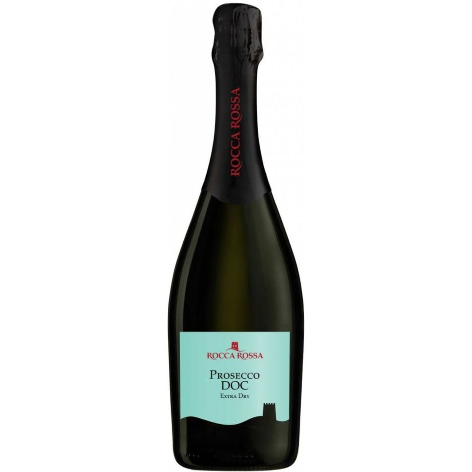 Вино игристое Rocca Rossa Prosecco Extra Dry DOC, белое, экстра сухое, 0,75 л - фото 1