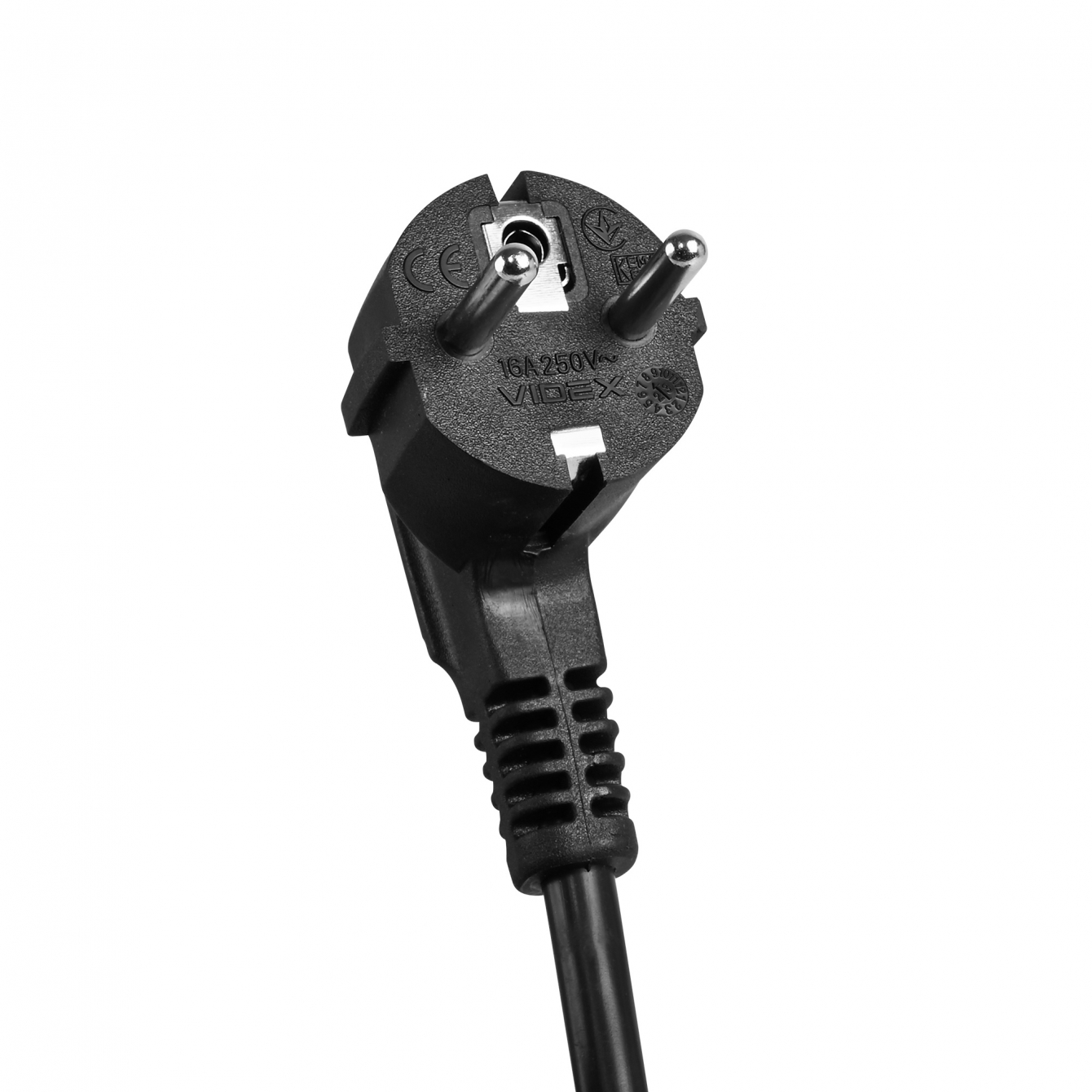 Мережевий подовжувач Videx Oncord з кнопкою з/з 3п 3 м 3x1.5 мм black (VF-PD33G-B) - фото 7