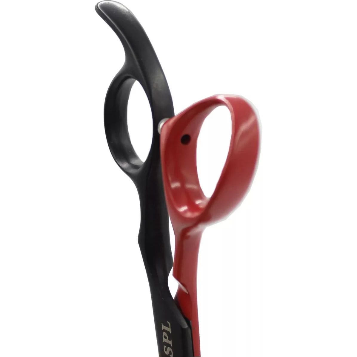 Ножницы парикмахерские SPL, 6.0 дюймов, черные с красным - фото 2