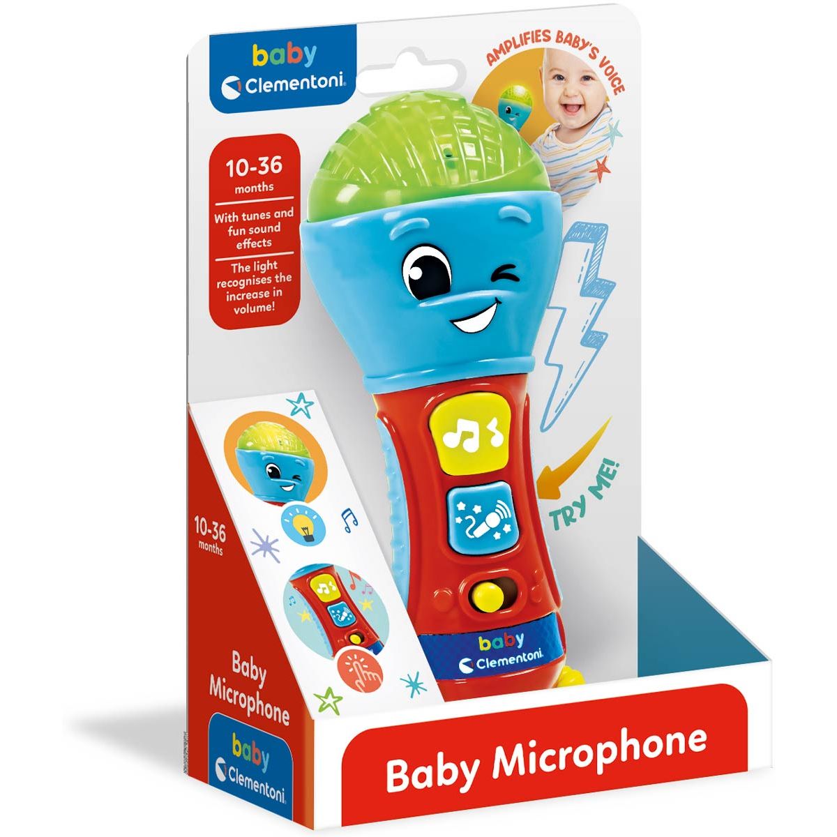 Игрушка музыкальная Baby Clementoni Baby Microphone (17181) - фото 3