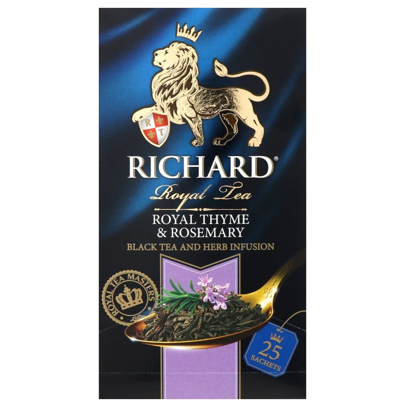 Чай чорний Richard Royal Thyme&Rosemary 50 г (25 шт. х 2 г) (796712) - фото 2