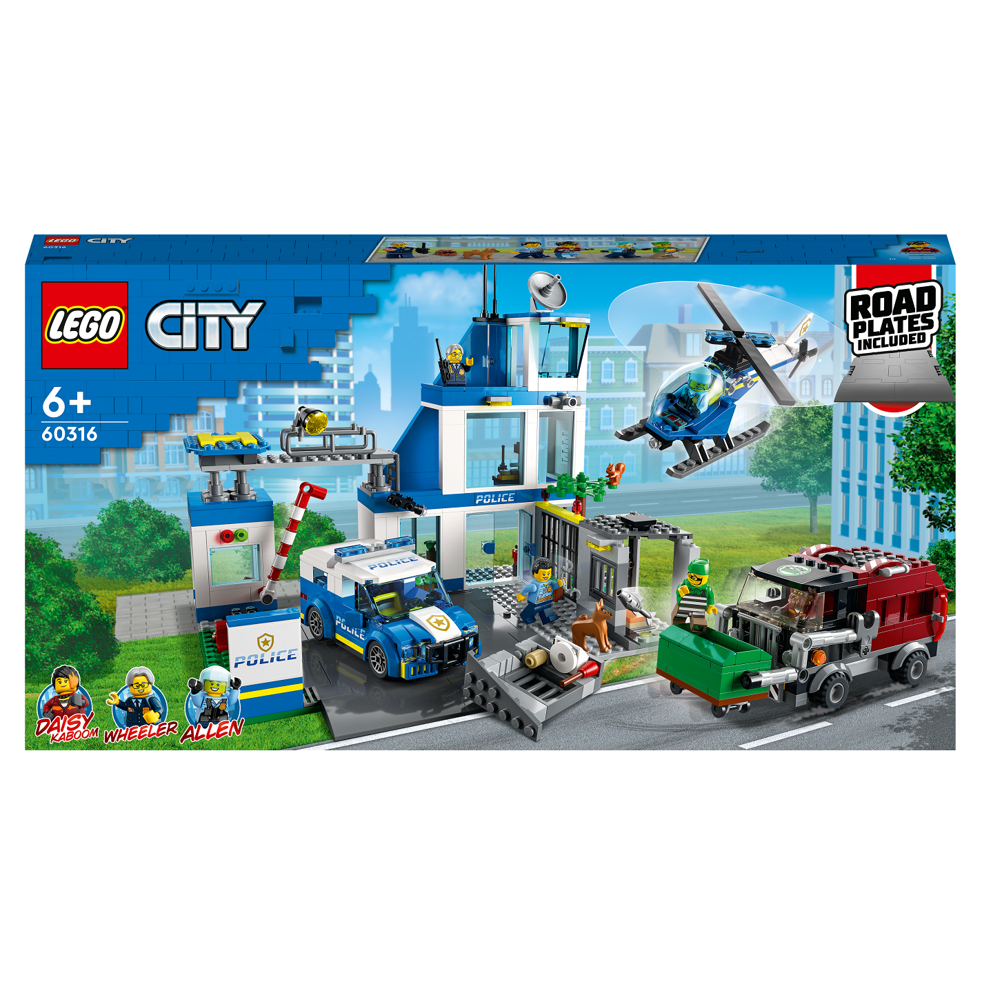 Конструктор LEGO City Поліцейська ділянка, 668 деталей (60316) - фото 1