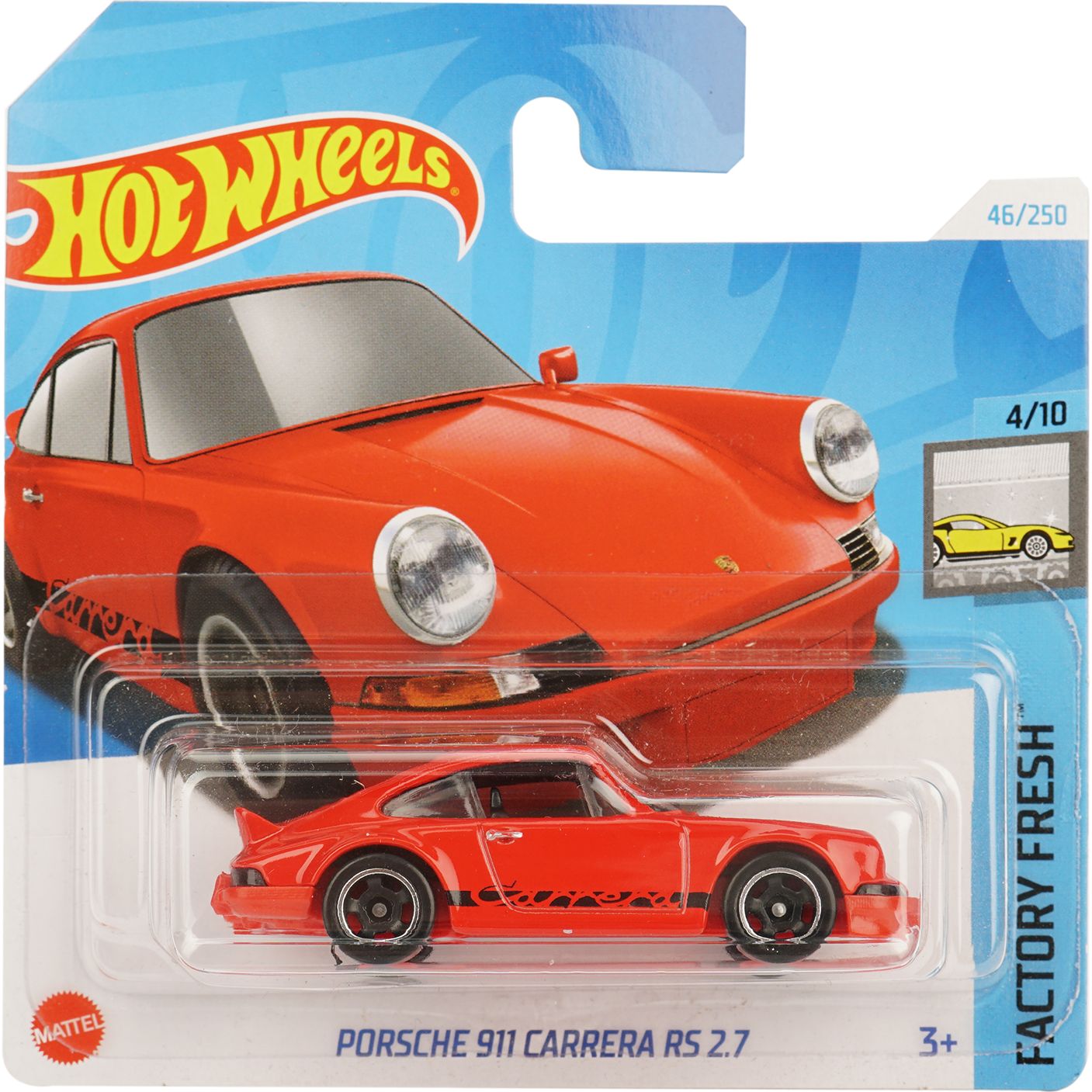 Базова машинка Hot Wheels Factory Fresh Porsche 911 Carrera RS 2.7 червона (5785) - фото 1