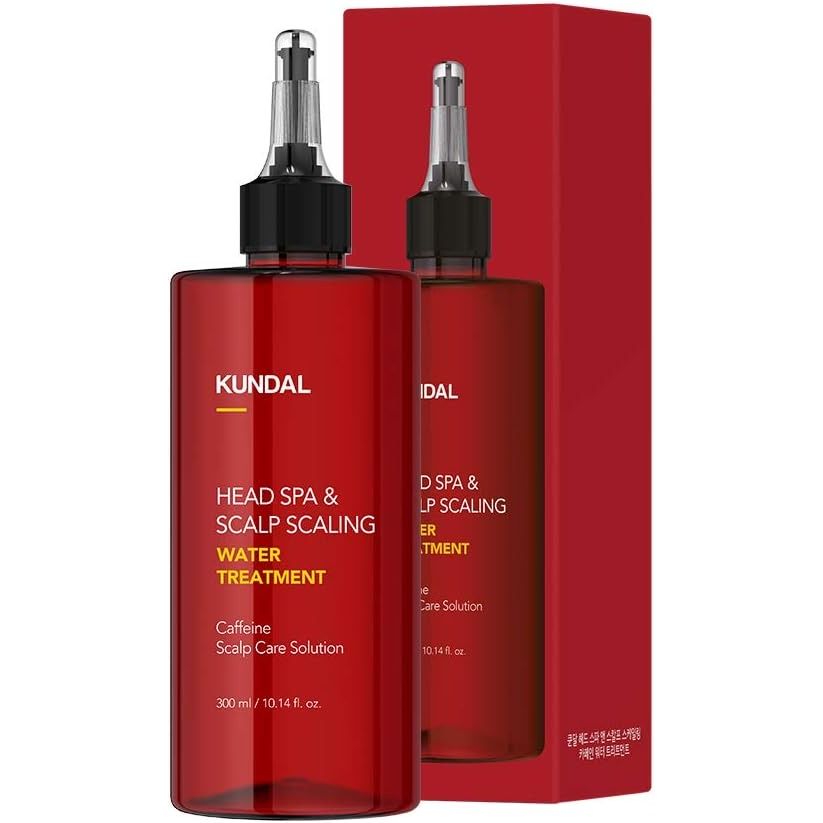 Єсенція для шкіри голови Kundal Caffeine Head Spa & Scalp Care Water Treatment Herb Mint від випадіння волосся лікуюча 300 мл - фото 2