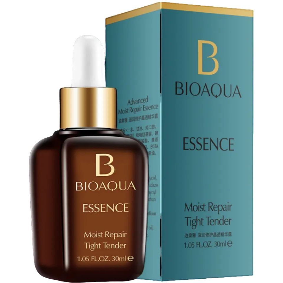 Антивікова сироватка Bioaqua Essence Moist Repair Tight Tender, з гіалуроновою кислотою, 30 г - фото 1