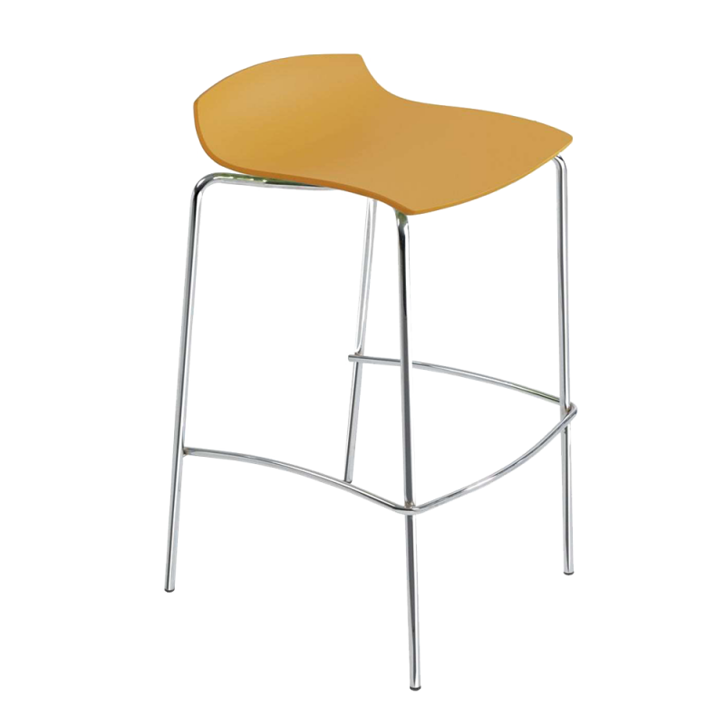 Барний стілець Papatya X-Treme BSS, матовий жовтий (4823052300838) - фото 1