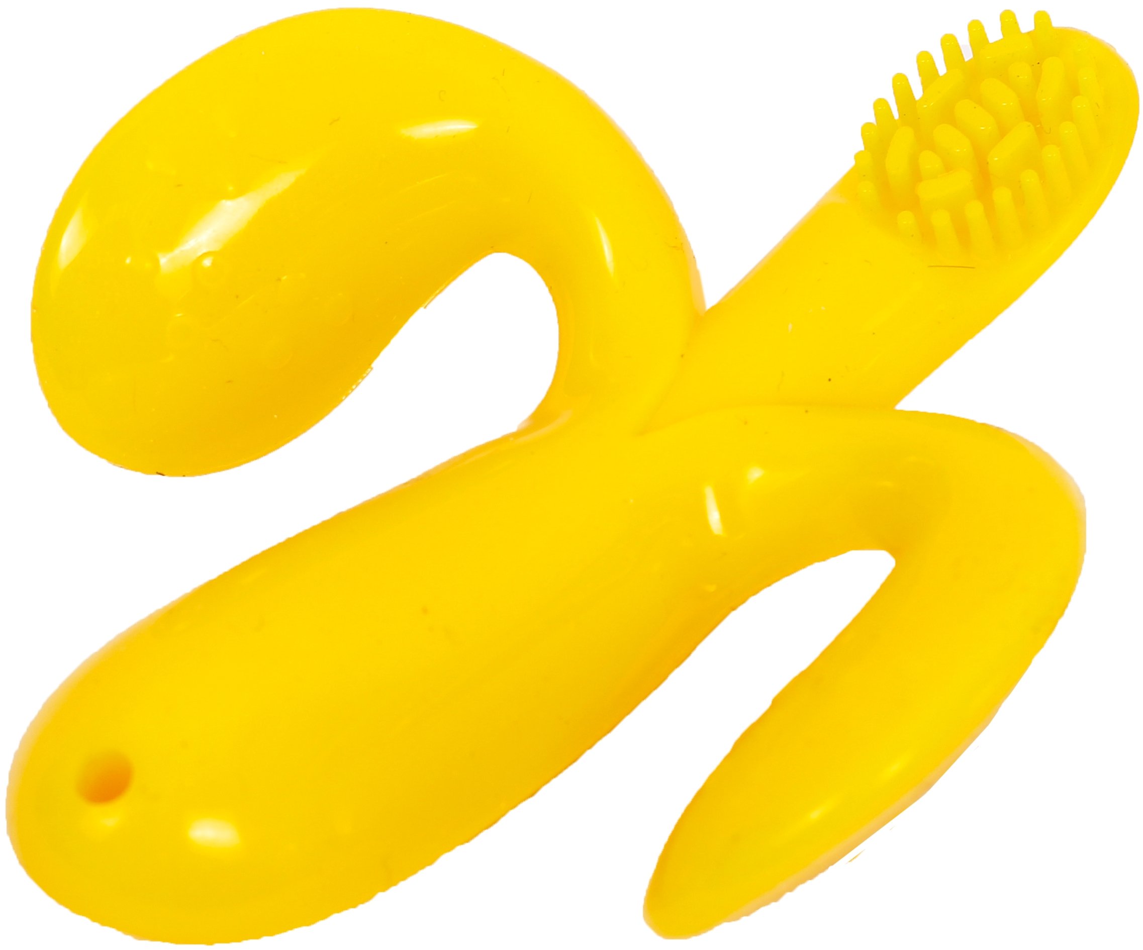 Прорезыватель для зубов Курносики Банан, силикон, желтый (7049 жовт) - фото 1