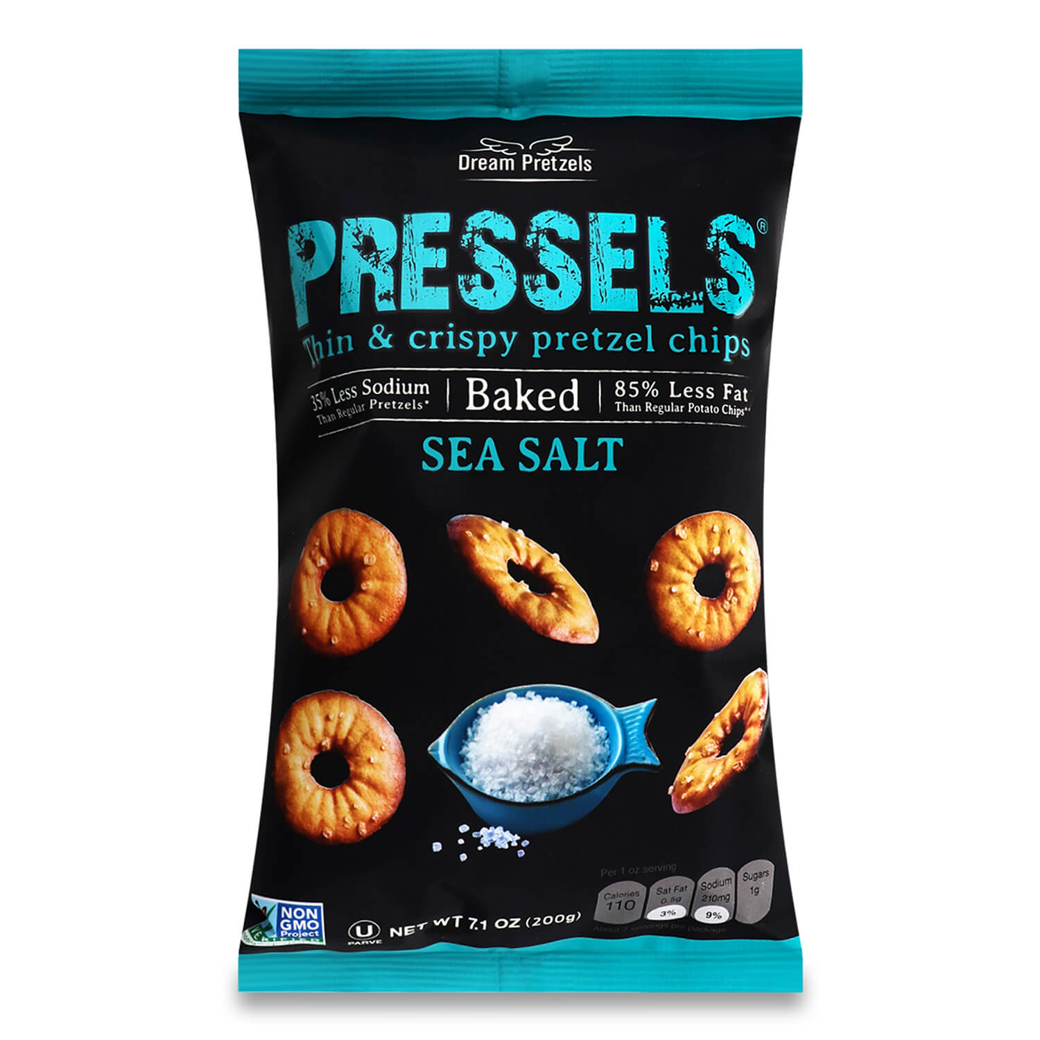 Брецели Dream Pretzels Sea Salt тонкие 200 г (847720) - фото 1