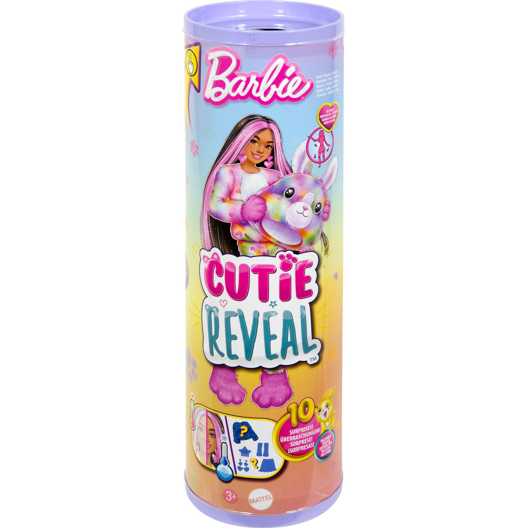 Лялька Barbie Cutie Reveal Кольорові пухнастики - кролик (HRK38) - фото 4