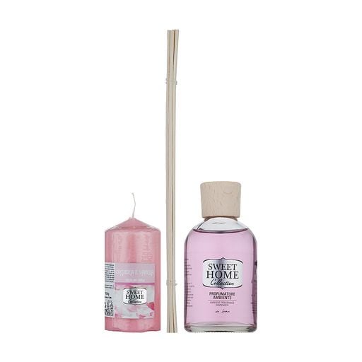 Подарунковий набір Sweet Home: Аромадифузор Орхідея та ваніль, 100 мл + свічка, 135 г - фото 2