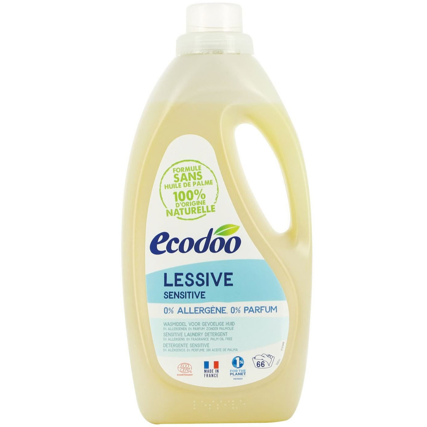 Органическое жидкое средство для стирки Ecodoo Sensitive Нейтральная серия 2 л - фото 1