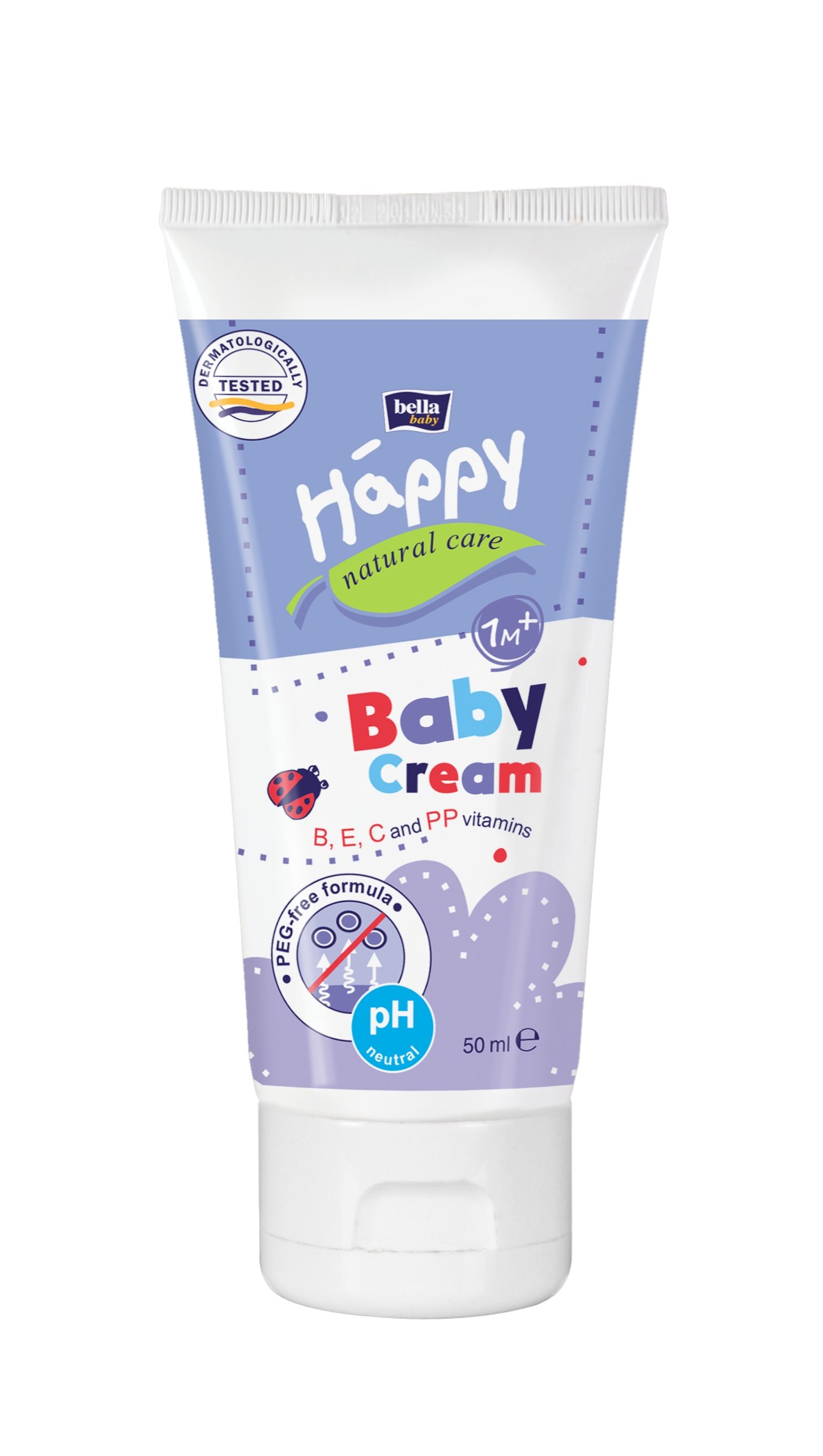 Детский крем Happy Bella Baby Natural Care, 50 мл (BB-061-K050-004) - фото 1