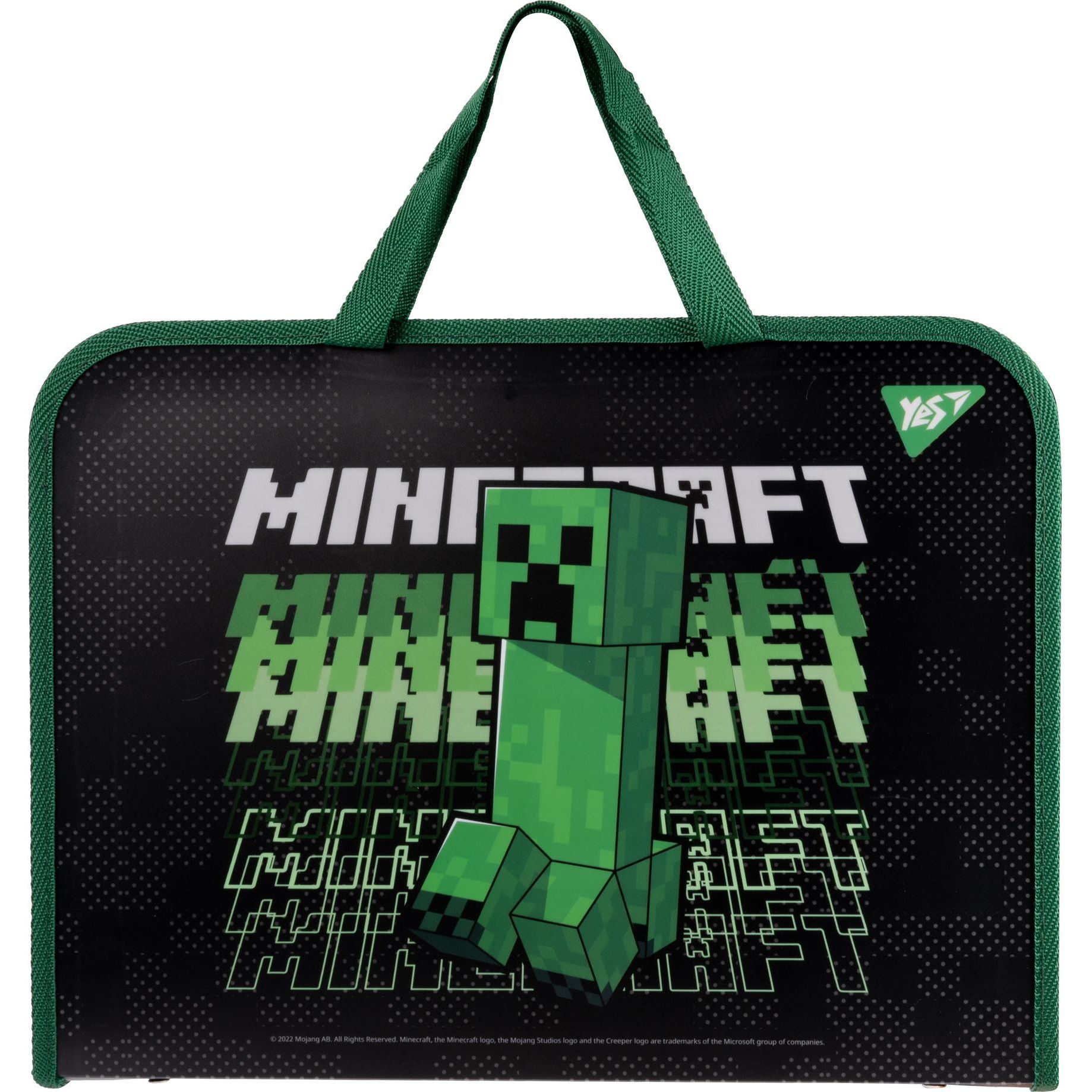 Папка-портфель Yes Minecraft, FC, на молнии (492168) - фото 1