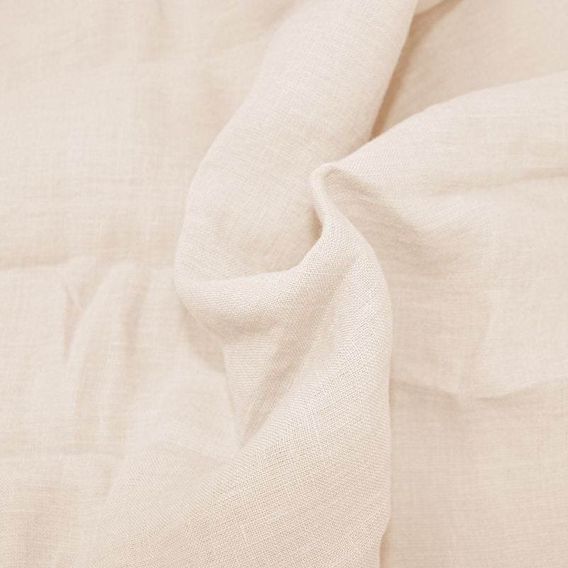 Комплект постельного белья MirSon Natural Linen Amalia лен двуспальный оранжево-розовый (2200008248734) - фото 3