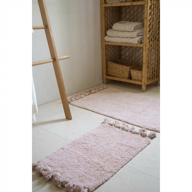 Набір килимків Irya Gala gul kurusu, 85х55 см та 55х35 см, рожевий (svt-2000022288682) - фото 4