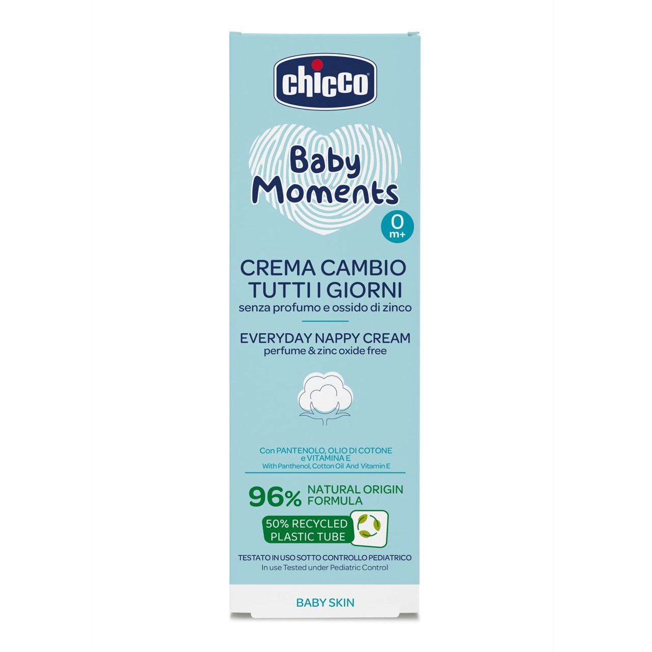 Крем защитный под подгузник Chicco Baby Moments с пантенолом 100 мл (11641.00) - фото 3