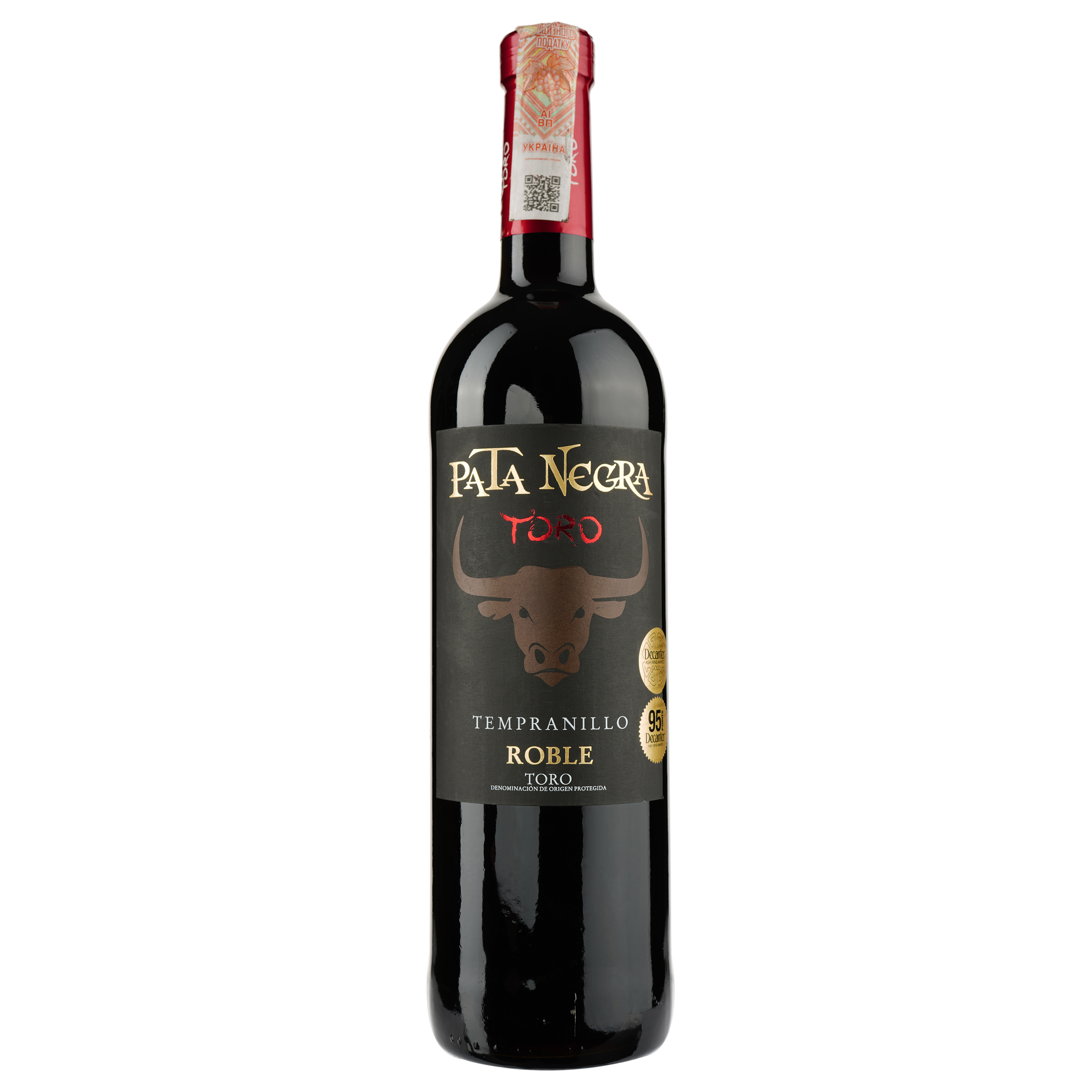 Вино Pata Negra Toro Roble, 14,5%, 0,75 л (AT3C021) - фото 1