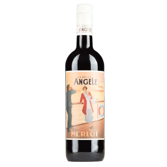 Вино Badet Clement La Belle Angele Merlot, красное, сухое, 13%, 0,75 л (8000019948673) - фото 1
